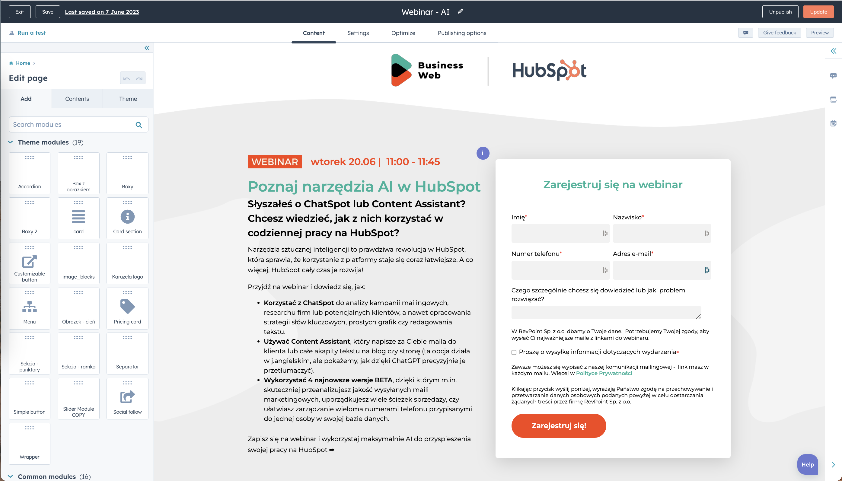 Narzędzia marketingowe do budowy landing page