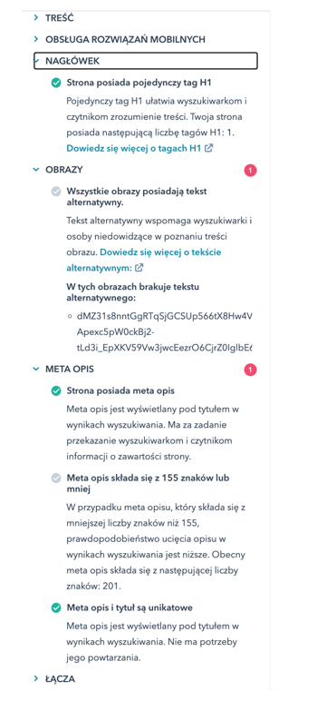 optymalizacja wpisów pod SEO w HubSpot CMS