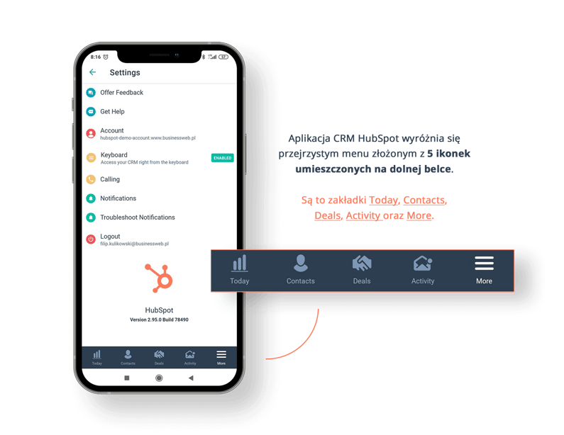 crm z aplikacją mobilną